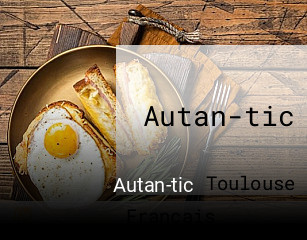 Autan-tic réservation de table