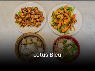 Lotus Bleu réservation de table