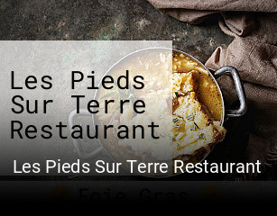 Les Pieds Sur Terre Restaurant réservation
