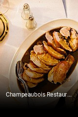 Champeaubois Restaurant réservation