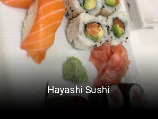Hayashi Sushi réservation de table