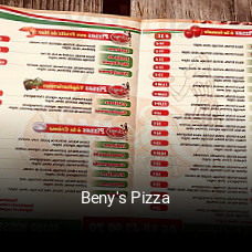 Beny's Pizza réservation en ligne