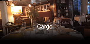 Réserver une table chez Cargo maintenant