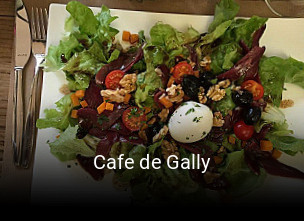 Cafe de Gally réservation de table