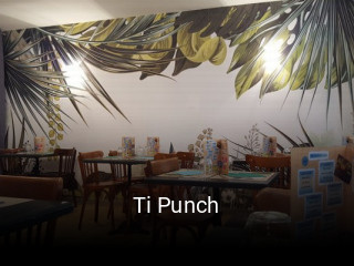 Réserver une table chez Ti Punch maintenant