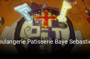Boulangerie Patisserie Baye Sebastien réservation de table