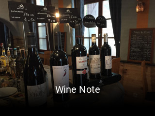 Wine Note réservation en ligne