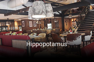 Hippopotamus réservation de table