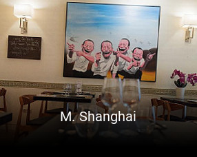 M. Shanghai réservation en ligne