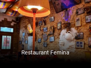 Restaurant Femina réservation