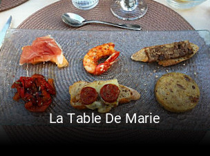 La Table De Marie réservation de table