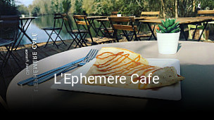 L'Ephemere Cafe réservation de table