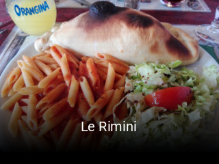 Le Rimini réservation de table