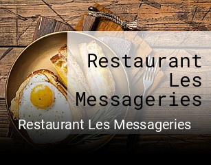 Restaurant Les Messageries réservation de table