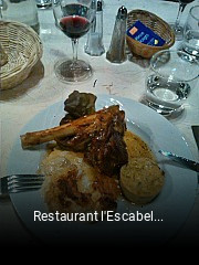 Restaurant l'Escabelle réservation de table