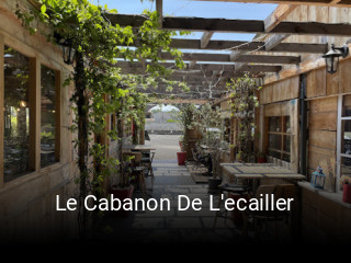 Le Cabanon De L'ecailler réservation de table