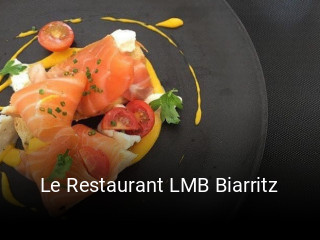 Le Restaurant LMB Biarritz réservation en ligne