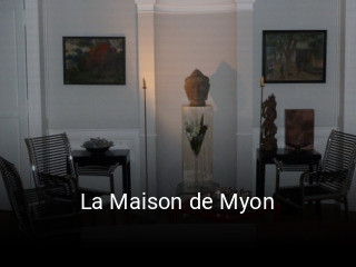 La Maison de Myon réservation