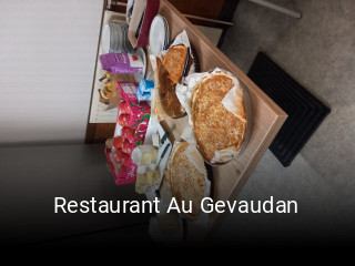 Restaurant Au Gevaudan réservation en ligne