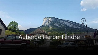 Auberge Herbe Tendre réservation de table