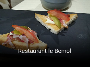 Restaurant le Bemol réservation de table