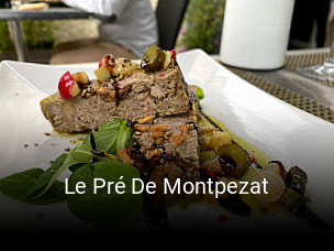 Le Pré De Montpezat réservation de table