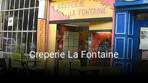 Creperie La Fontaine réservation en ligne