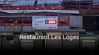 Restaurant Les Loges réservation de table