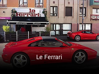 Le Ferrari réservation