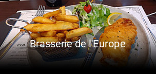 Réserver une table chez Brasserie de l'Europe maintenant