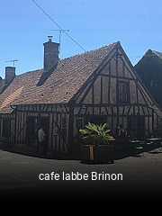 cafe labbe Brinon réservation en ligne