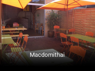 Macdomithai réservation de table