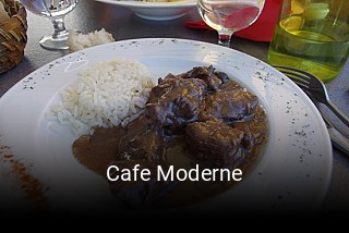 Cafe Moderne réservation de table