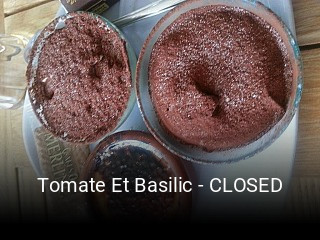 Tomate Et Basilic - CLOSED réservation de table