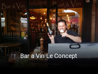 Bar a Vin Le Concept réservation
