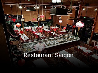 Restaurant Saigon réservation de table