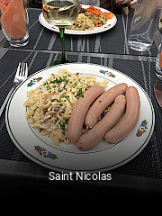 Saint Nicolas réservation de table
