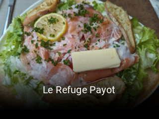 Le Refuge Payot réservation de table