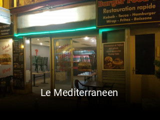 Le Mediterraneen réservation de table