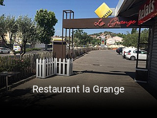 Restaurant la Grange réservation de table