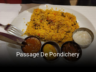 Passage De Pondichery réservation