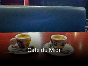 Cafe du Midi réservation de table