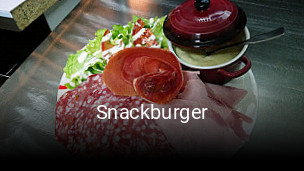 Snackburger réservation de table