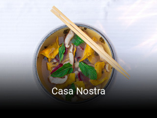 Réserver une table chez Casa Nostra maintenant