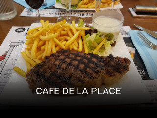 CAFE DE LA PLACE réservation de table