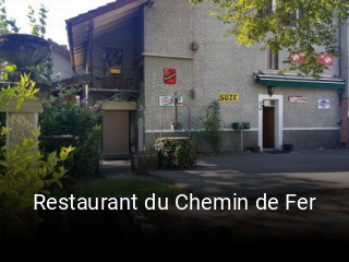 Restaurant du Chemin de Fer réservation en ligne
