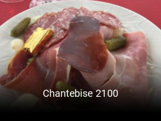 Chantebise 2100 réservation de table