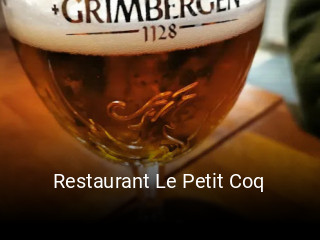 Restaurant Le Petit Coq réservation en ligne