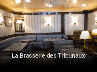 Réserver une table chez La Brasserie des Tribunaux maintenant