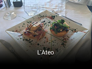 L'Ateo réservation de table